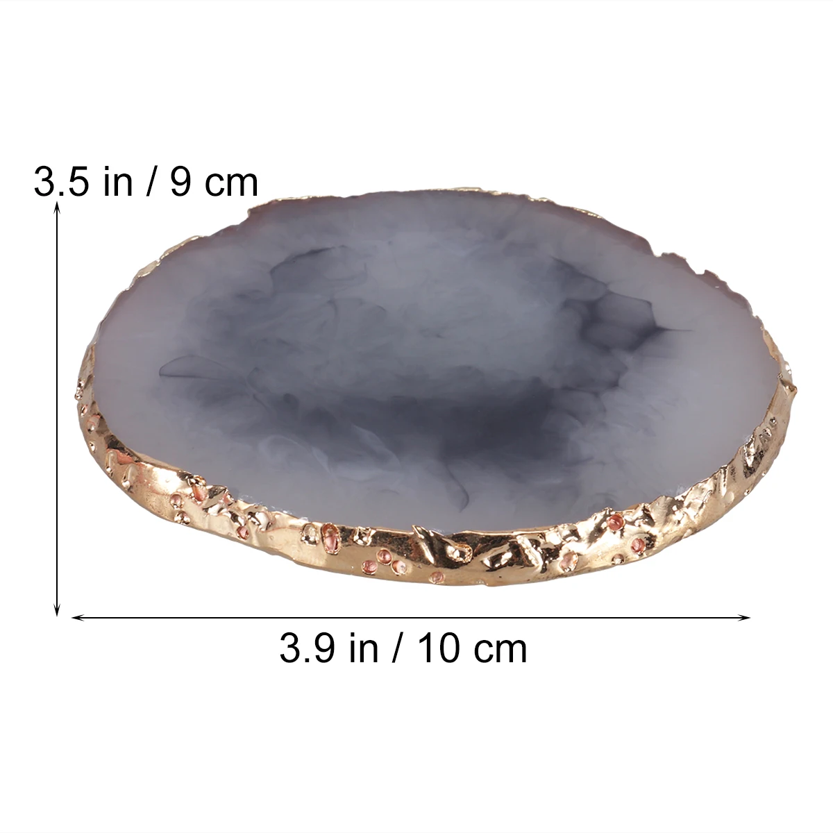 

Resin Palette Round Paint Tray Painting Marble Non Toxic Durable Easy Clean Professional Amateur Supplies