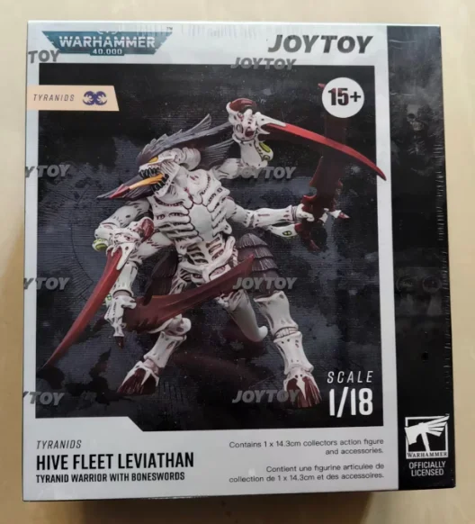 

【SF】JOYTOYS 1/18 Action Figure TyranidsHive Fleet Leviathan Tyranid Warrior WithBoneswords Model Toys Ornaments