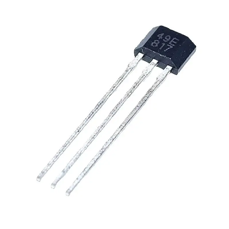 10PCS 49E Hall sensor, OH49E S49E Hall element SS49E linear Hall switch TO92S