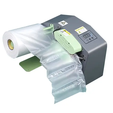110V/220V Macchina per cuscino d'aria Macchina per avvolgere bolle Macchina confezionatrice gonfiabile automatica Tampone per sacchetto di cuscino d'aria per termosaldatura