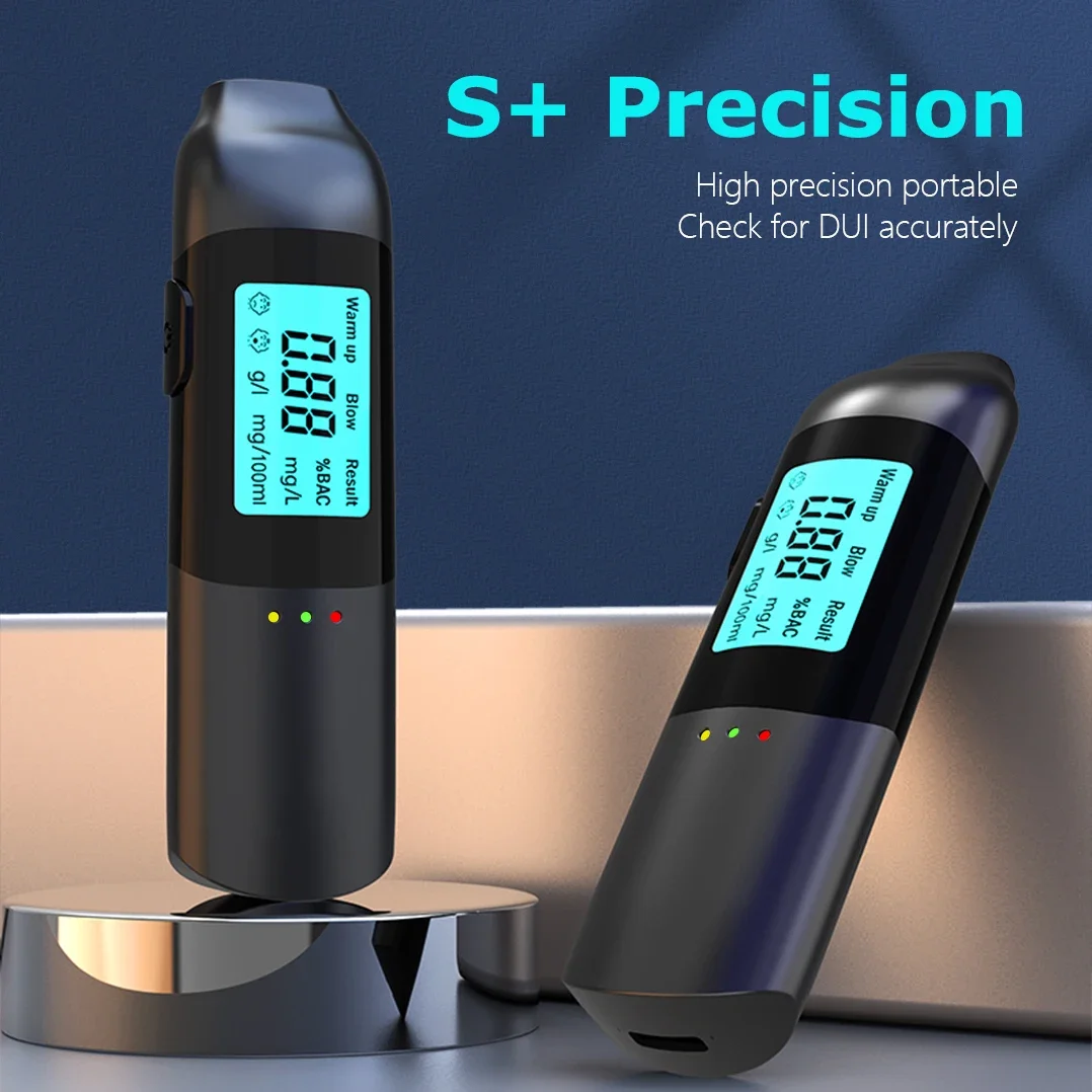 Portable Non-Contact Alcohol Tester with LED Digital Display – Only .44!