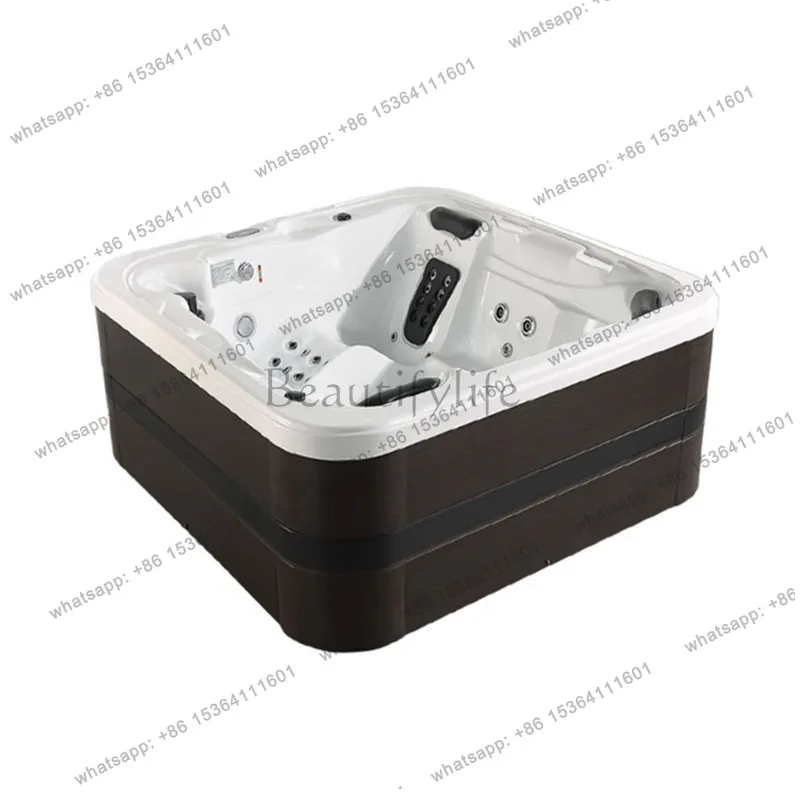 Acrylic Outdoor Jacuzzi Surfing Spa Spa Wellness Pool Villa Heated Heated Heated Bath