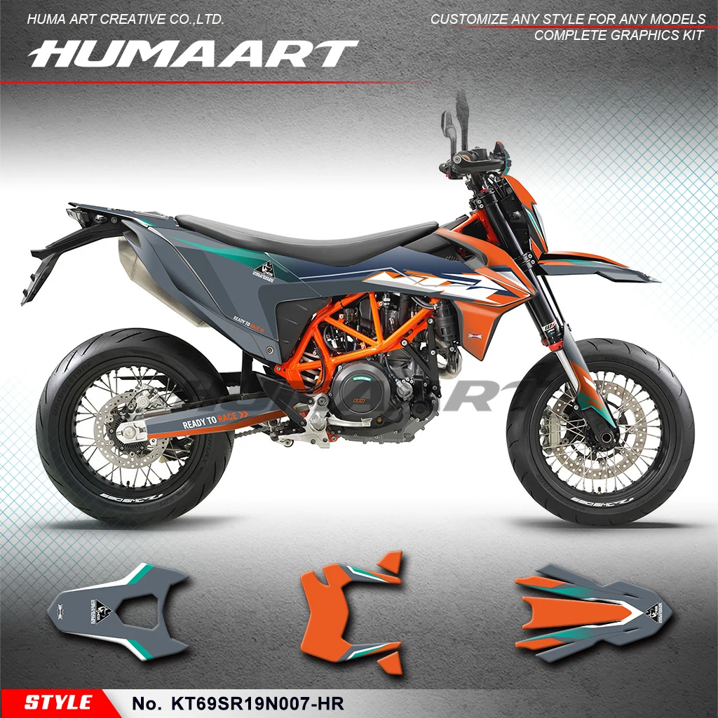 

Обертка на заказ HUMAART для KTM 690 SMC R 690 Enduro R 2019 2020 2021 2022 2023 2024, аксессуар, KT69S(E)R19N007-HR