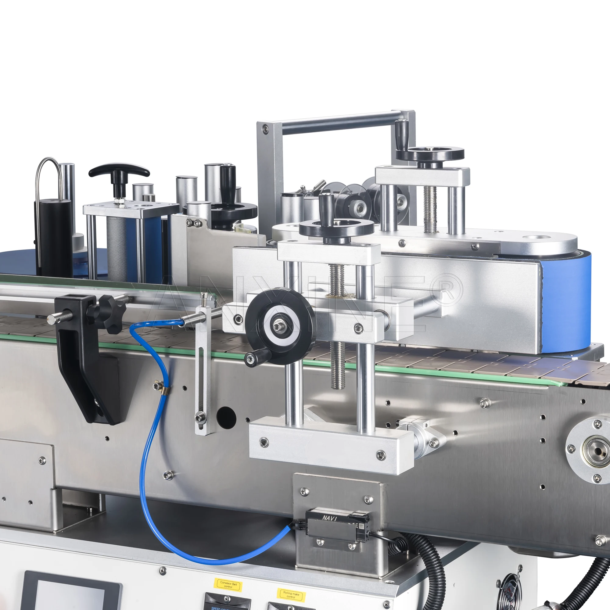 MPC-10300 Desktop Positioning Automatic Bottle Labeling Machine for Round Jar and Container Packaging Labeling