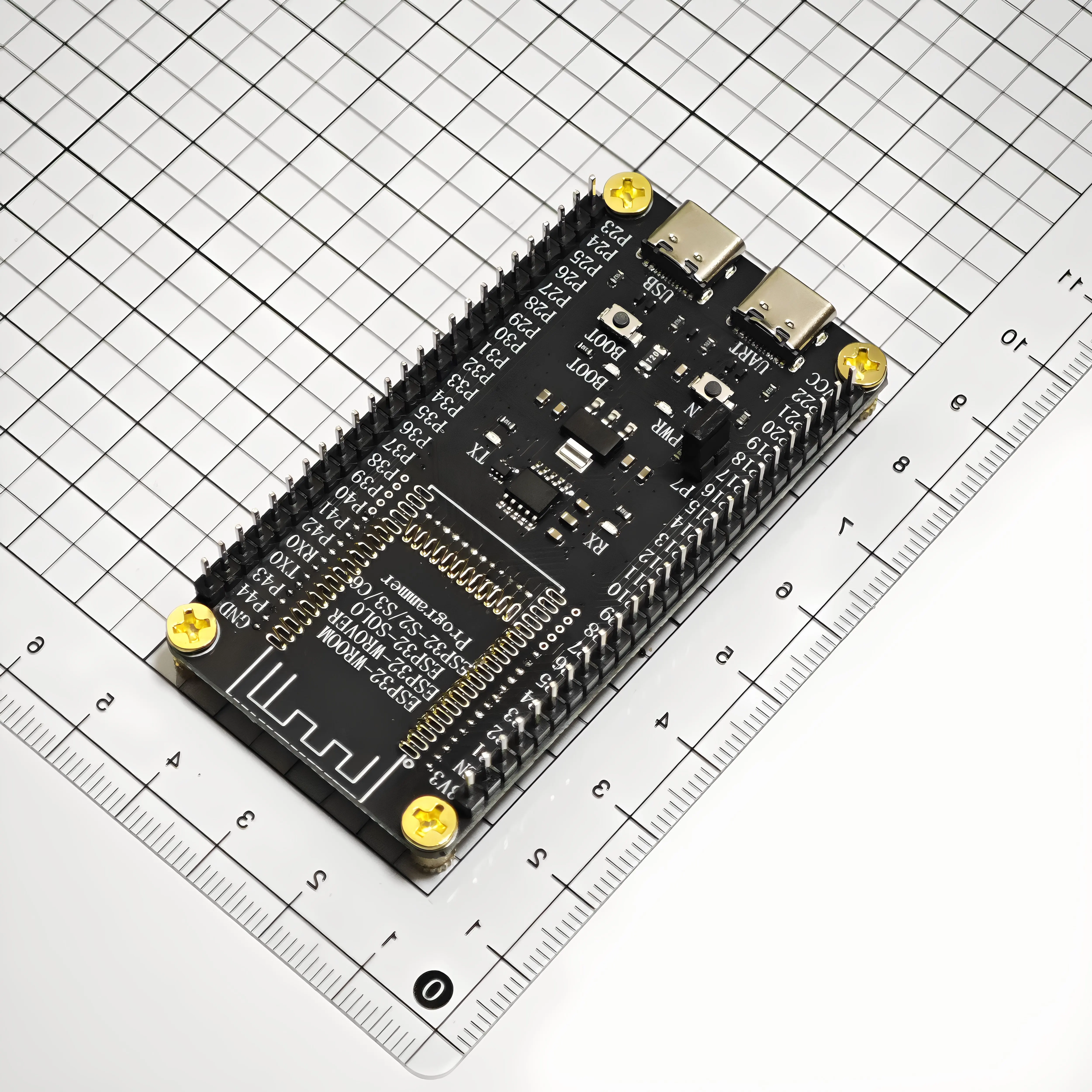 ESP32-S3/S2/C6/C61 Module Block Transfer Program Download Programming Fixture Base Base Plate Development Board