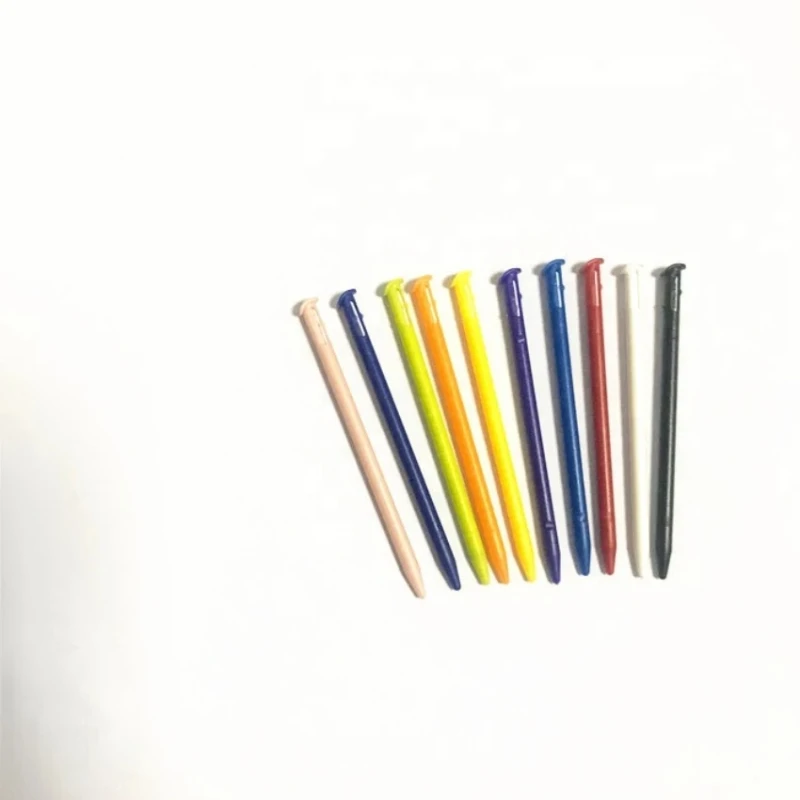 Caneta stylus de tela de toque de plástico para console de jogos para Nintendo Novos acessórios de jogo 3DS 500 peças