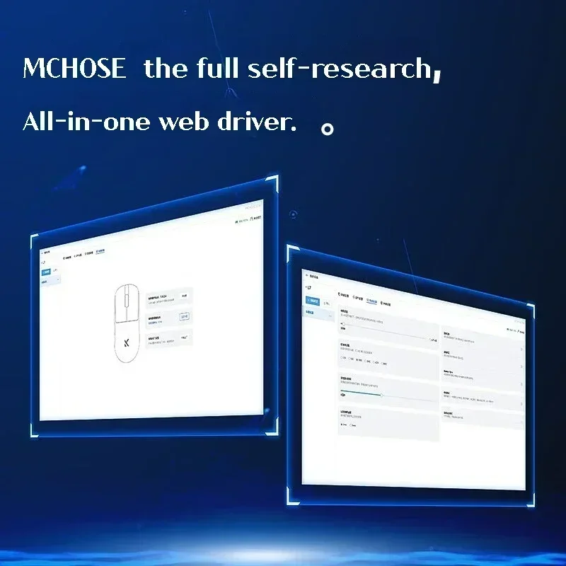 ماوس ألعاب Mchose L7 Pro Ultra اللاسلكي بلوتوث 2.4G 8K PAW3395 ثلاثي الأوضاع خفيف الوزن مريح منخفض التأخير للرياضات الإلكترونية