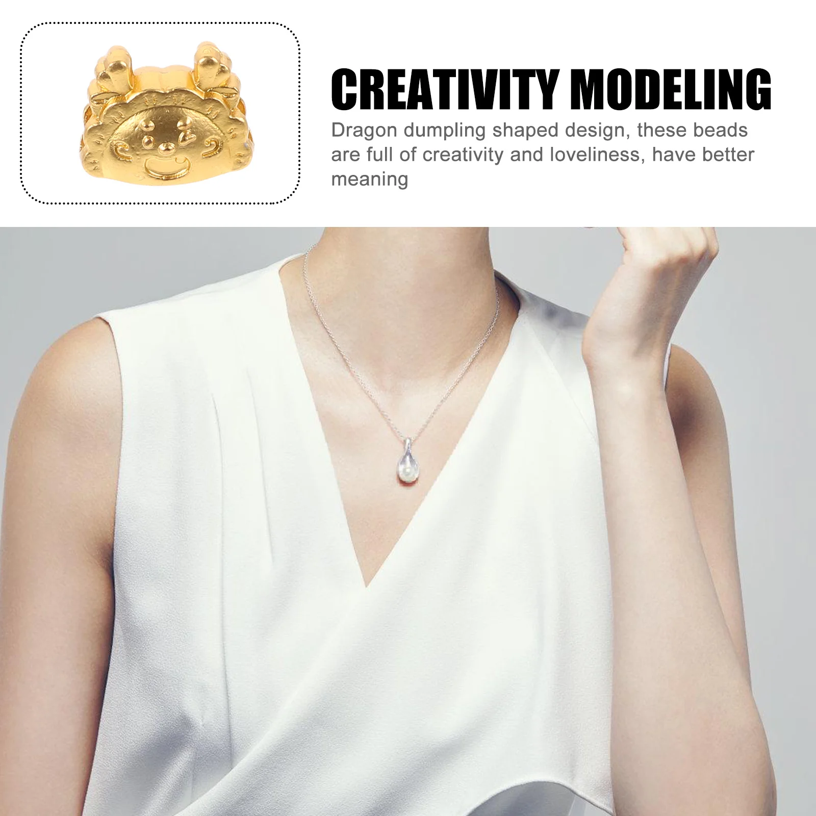 10 шт., бусины-разделители с клецками дракона, шикарные бусины «сделай сам», аксессуары для изготовления ювелирных изделий, браслеты, ожерелье, ремесла, резинки, браслет