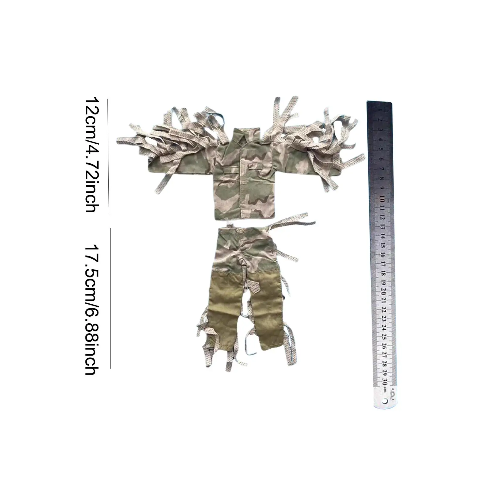 1/6 Kleidung mit Hose, Uniformen, Anzug, realistisches Freizeitkostüm, langärmeliges Oberteil, Uniform für 12-Zoll-Actionfiguren
