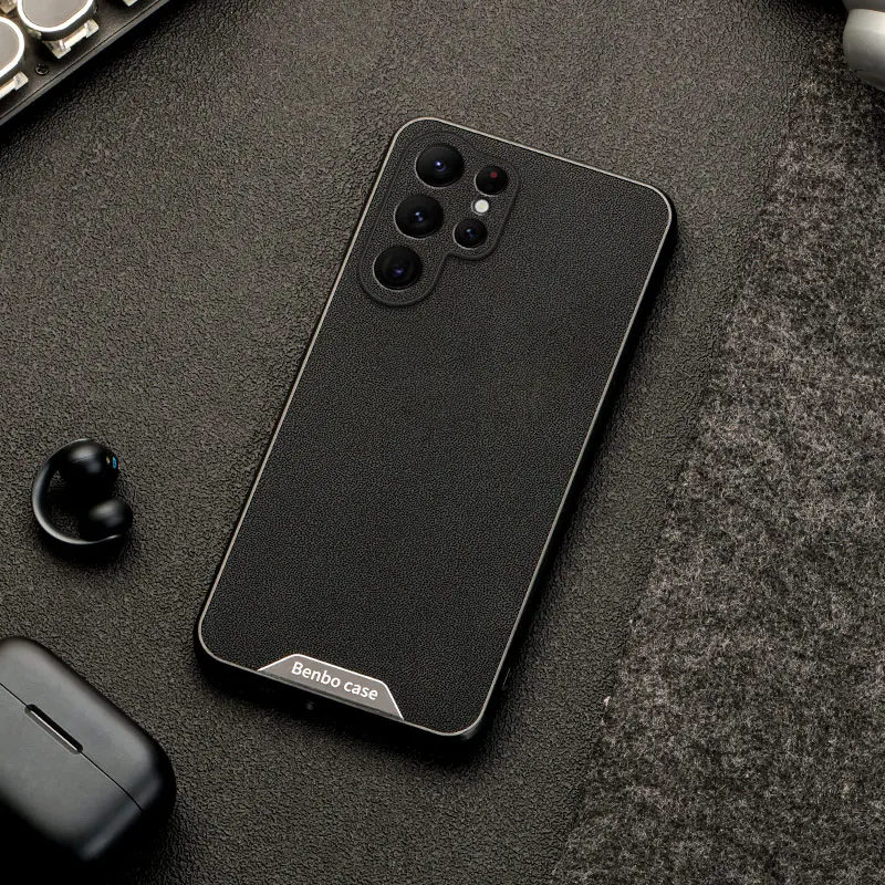 Luxuriöse Benbo Leder-Handyhülle für Samsung Galaxy A15 A16 A25 A34 A35 A36 A37 A52 A53 A54 A56 A57 Stoßfeste Rückseite Fundas – Detail 3