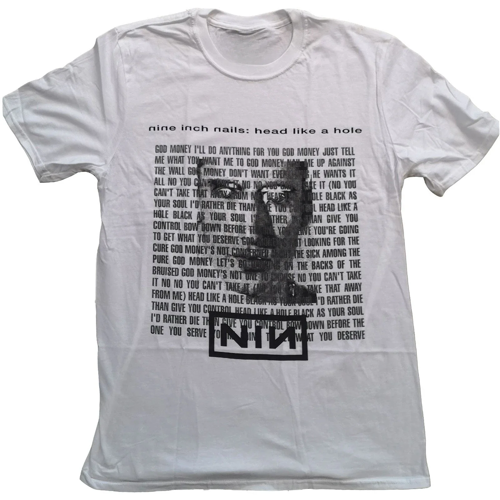 Logo Nine Inch Nails Band T-Shirt 100 % Baumwolle Grafik-T-Shirt Herren Damen Sommer Streetwear Top – Detail 5