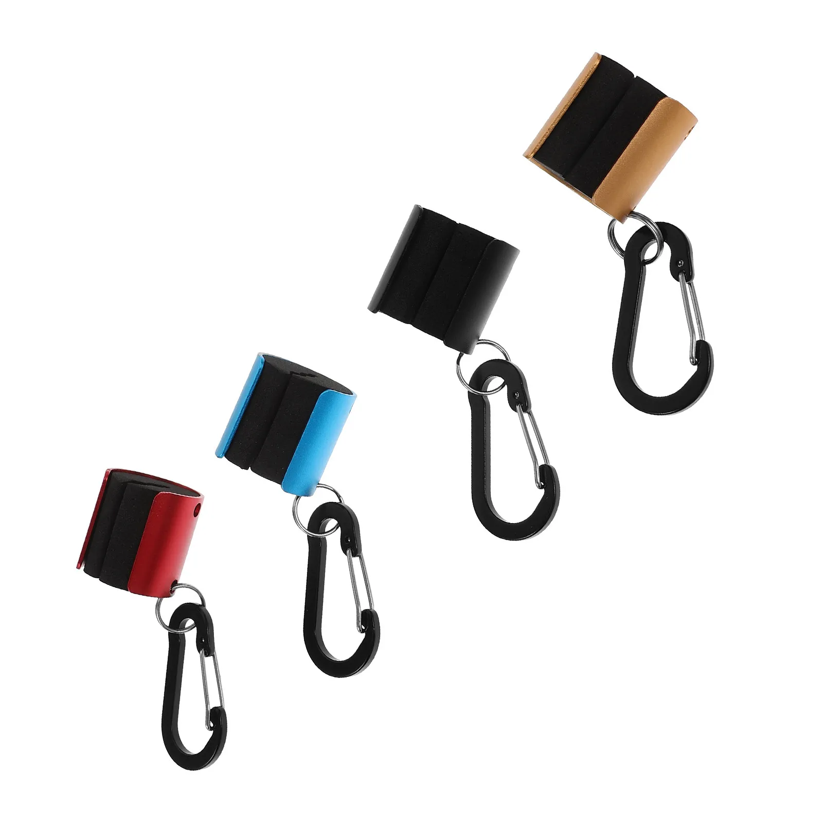 

4 шт. профессиональных держателей для удочек, многофункциональные фиксаторы для удилищ с пенопластовой подкладкой, компактные портативные зажимы для удочек для лодки