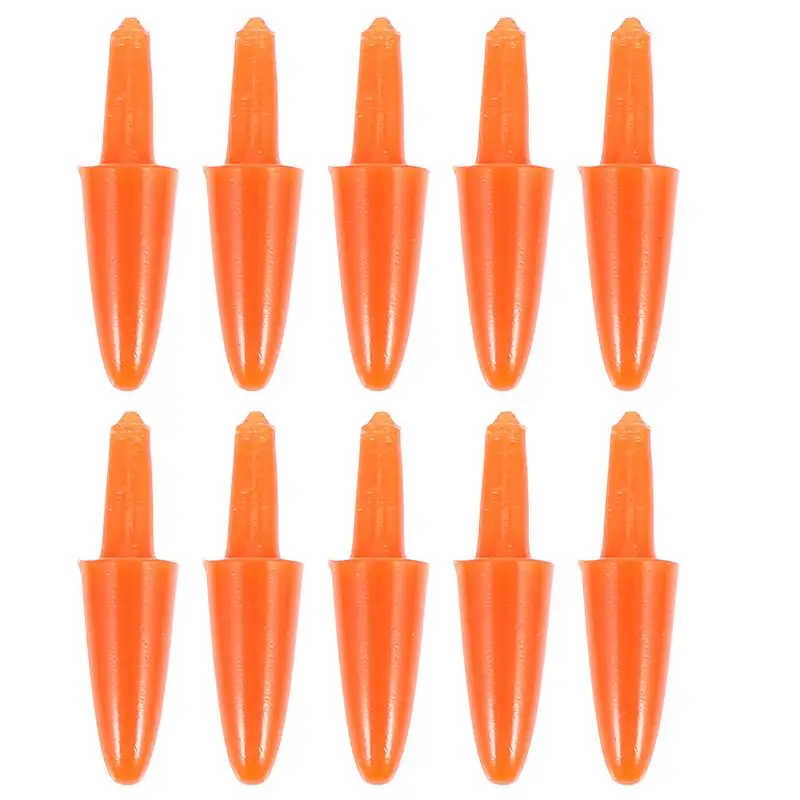 

300Pcs Snowman Decorating Making Kit Plastic Carrots for Snowman Christmas Snowman Dress Up Set Orange Snowman Nose