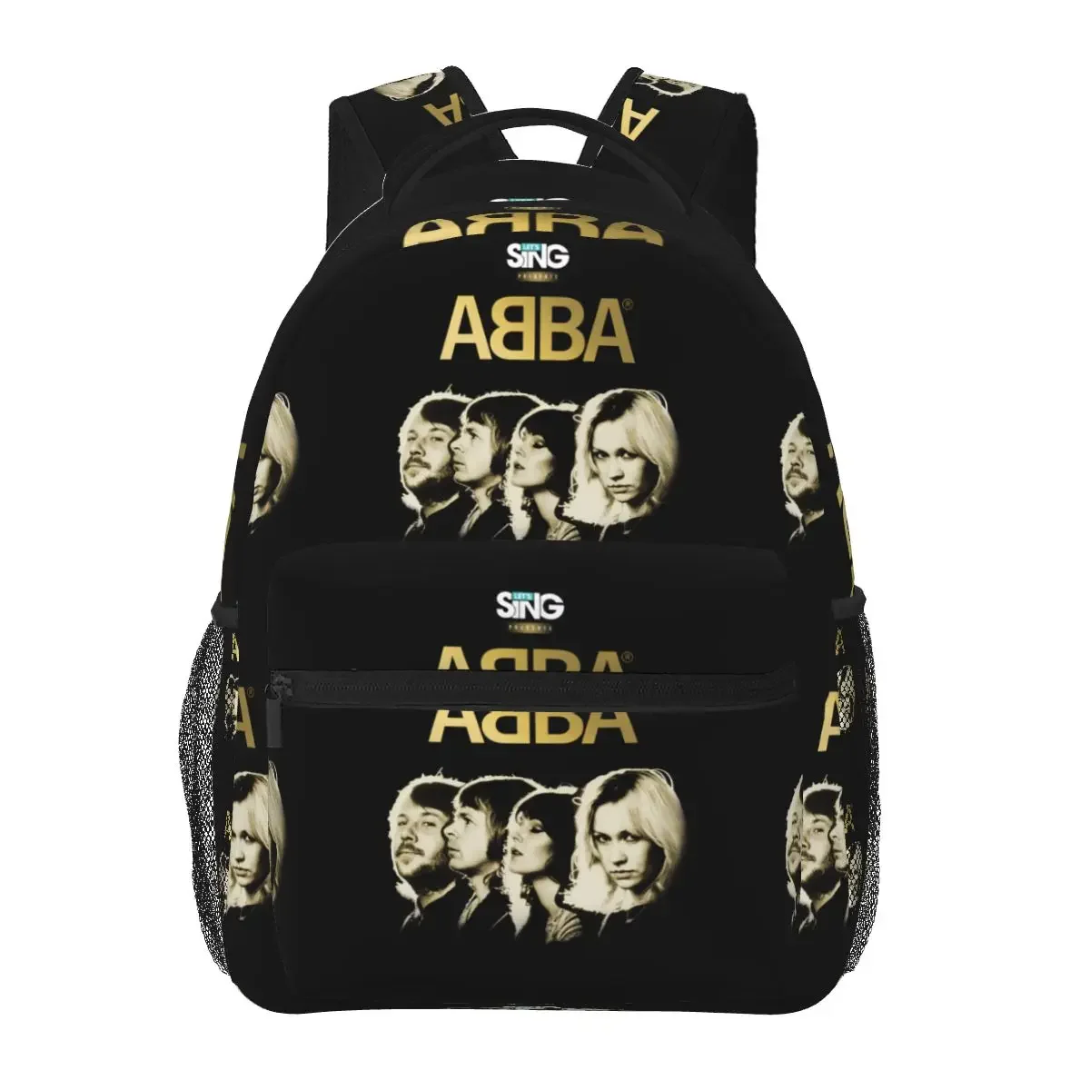 

Abba Death Metal Band Backpacks Boys Girls Bookbag Students School Bags Cartoon Kids Rucksack Shoulder Bag Large Capacity