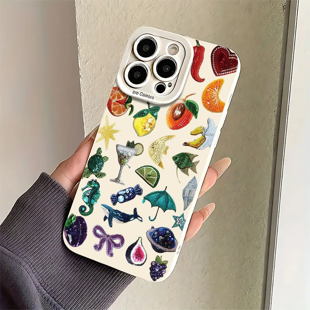 Trendige Handyhülle für Samsung Galaxy S26 S25 S24 S23 Ultra S22 S21Plus FE A57 A56 A55 A54 A53 A36 A35 A34 5G TPU-Cover – Detail 14