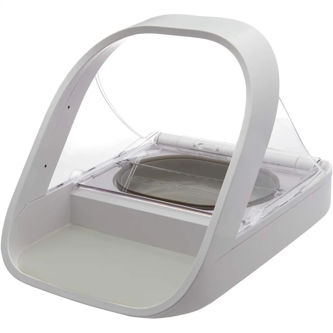 Microchip Pet Feeder for Multi-Pet Homes, Automatic Selective Feeder for Wet and Dry Food with RFID Collar Tag