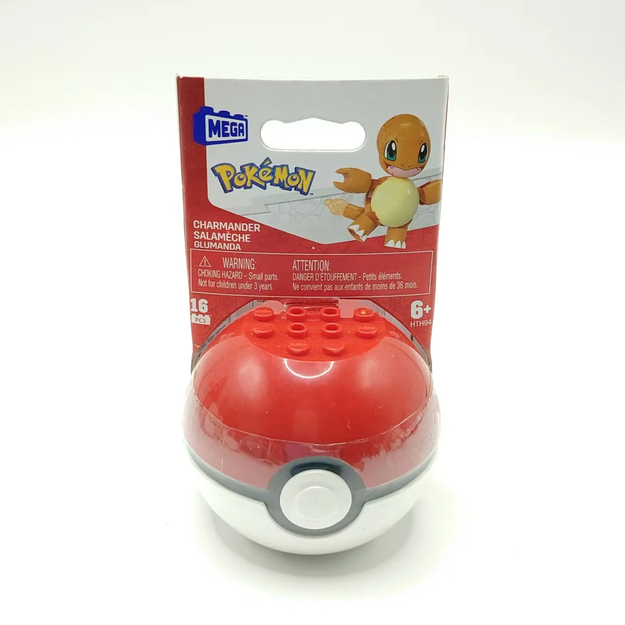 Pokemon Official Magic Ball Building Blocks Toy with Multiple Character Designs Pokeball Collectible Jigsaw Puzzle for Kids