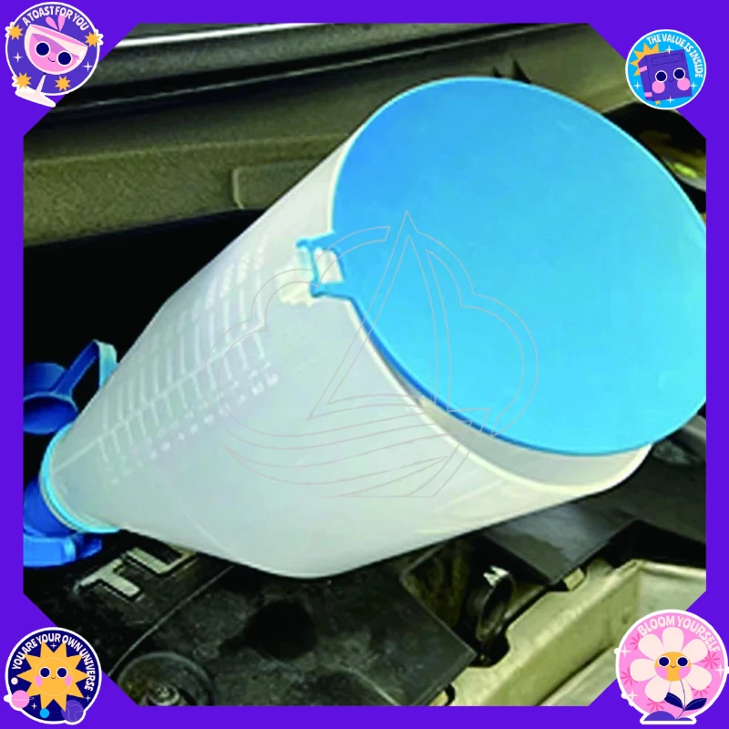Car Engine Oil Filling Funnel Adapter Set Swivel Refueling Tool Kit