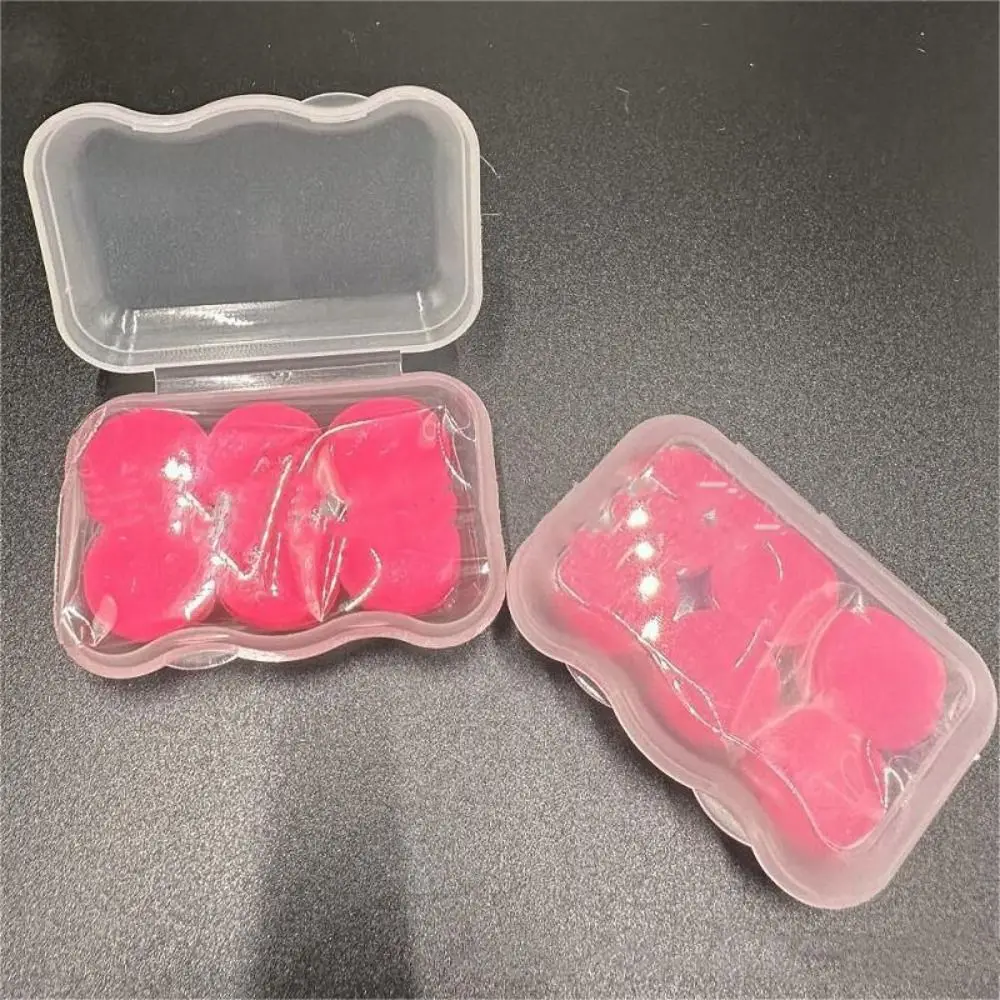 6PCS Soft Silicone Ear Plugs Transparent Waterproof Sound Insulation Earmuffs Showering Diving Noise Reduction Earplugs Unisex
