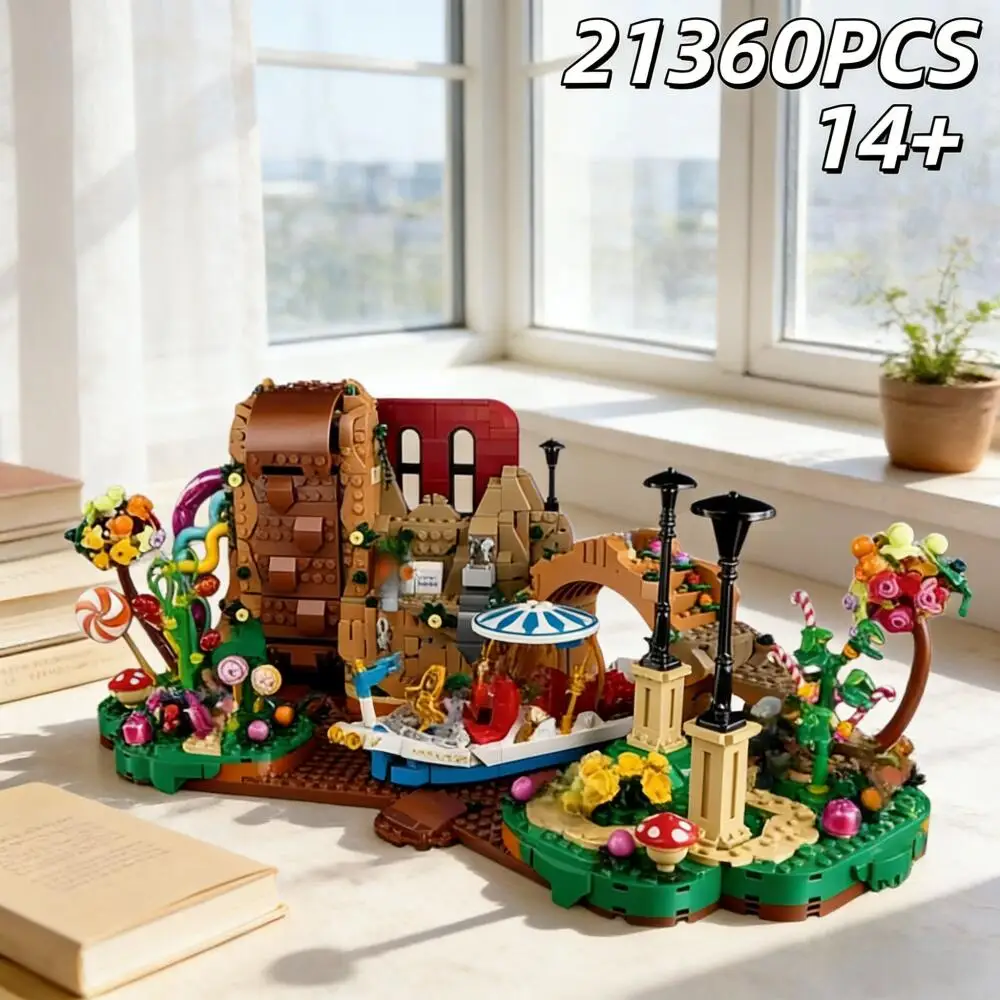 

Набор строительных блоков MOC «Шоколадная фабрика» (2025 деталей), модель 21360, креативный декор, игрушка для детей, подарок на день рождения