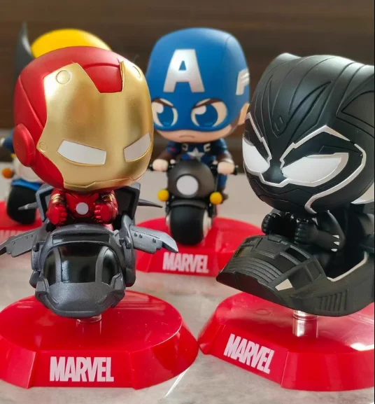 

Genuine Marvel Deadpool Iron Man Series Blind Box Figurine Model Ornaments Trendy Toys Mystery Box Gif