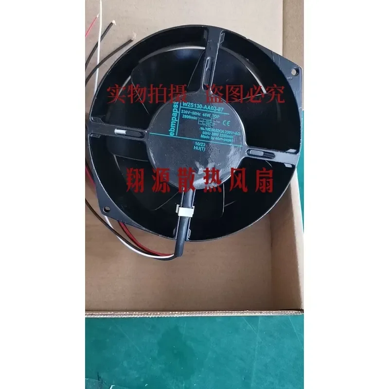 

New Original German ebmpapst W2S130-AA03-87 Power Supply Control Cabinet UPS Power Fan for Industrial Equipment