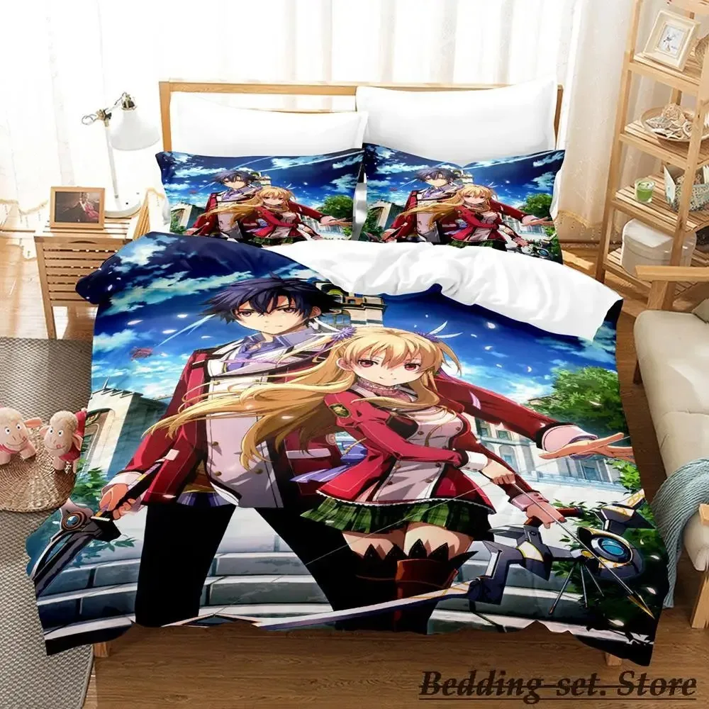 

The Legend of Heroes Bedding Set Single Twin Full Queen King Size Bed Set Adult Kid Bedroom Duvetcover Sets Anime parure de lit