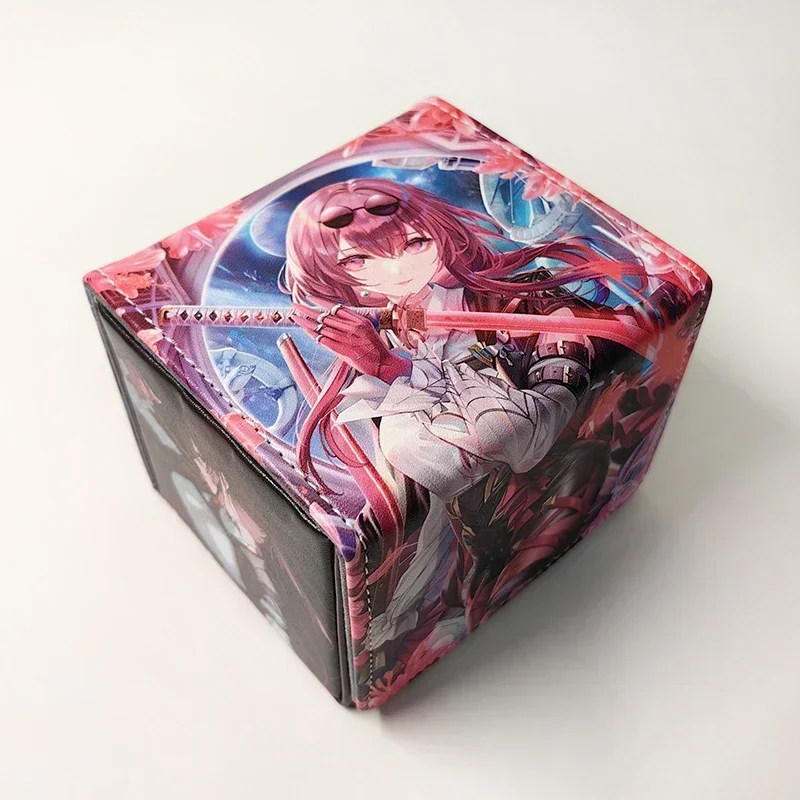 DIY Homemade Yu-Gi-Oh! Tearlaments Merrli PU leather Card box Anime Game Peripheral Collection Christmas Present