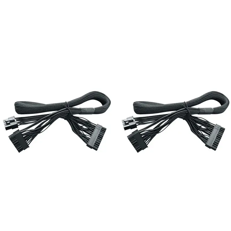Leading-2X 18 P + 10 PIN To 24 PIN Mother Board Cable Replacement For EVGA Supernova 650 750 1000 G2 G3