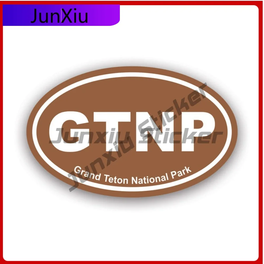 

Trendy 3d Grand Teton National Park Brown Oval Sticker Uv Protected Decalseuro Nps Service Parks Gtnp Wyoming Car Decal