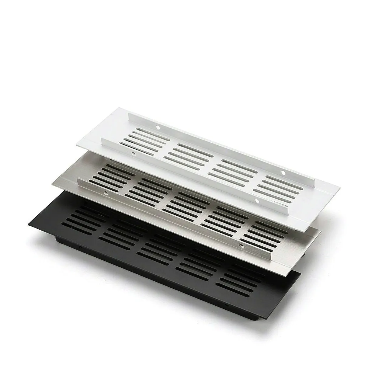 Aluminum Alloy Air Vent Grille Ventilation Louver Cover For Cabinet Cupboard Closet Shoe Wardrobe Door Furniture