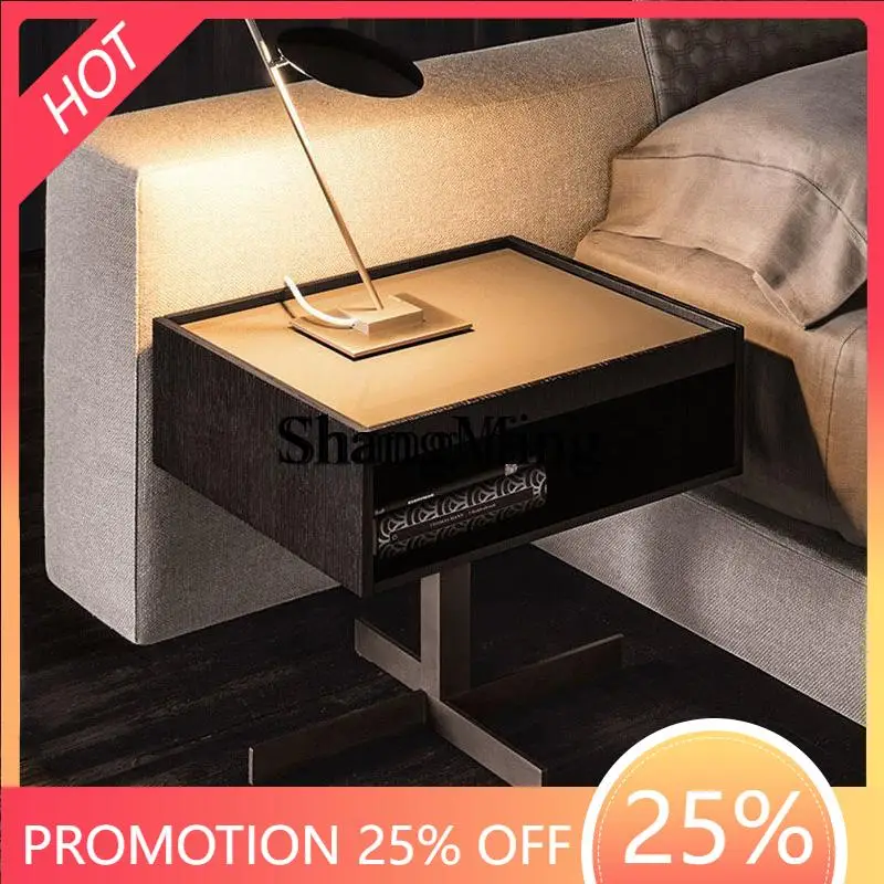 

SM household minimalist solid wood bedside locker, simple living room side few creative bedside cabinets