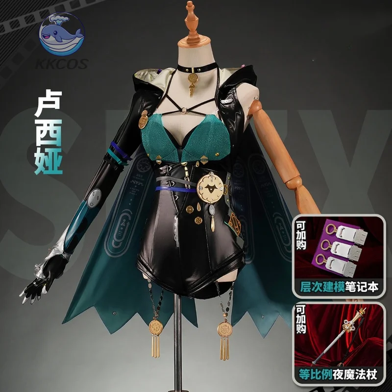 لعبة أنيمي ZZZ Zenless Zone Zero Lucia Elowen أزياء تنكرية دعائم شعر مستعار أحذية الهالوين عيد الميلاد مهرجان حفلة كوميك كون KKCos #1