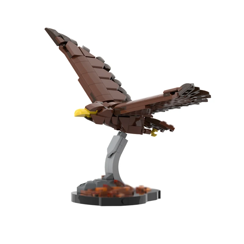 Creatori Serie Animali Modello MOC Building Block Aquila gigante Tecnologia modulare Regali Vacanza Assemblare Giocattoli per bambini Vestito