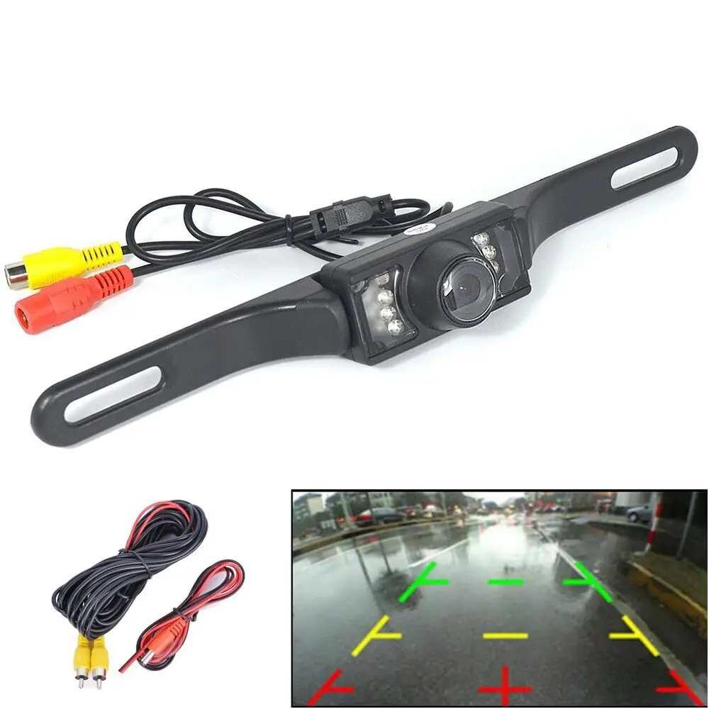 CMOS Car Rear View Backup Parking Reverse Camera Back HD Vision Waterproof 7 LED