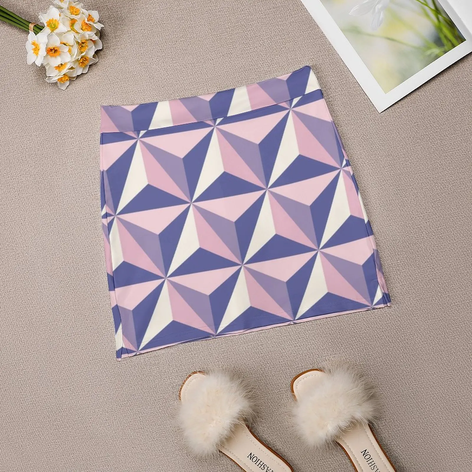 -Ruimteschip Aarde Vrouwen Rok Mini Rokken Een Lijn Rok Met Verbergen Pocket Ruimteschip Aarde Patroon Moderne Thema Park wereld