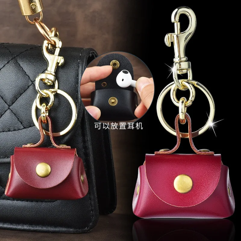 Ретро и модные маленькие кошельки кофейного цвета, аксессуары для автомобильных ключей, брелки и изысканные подвески для сумок.