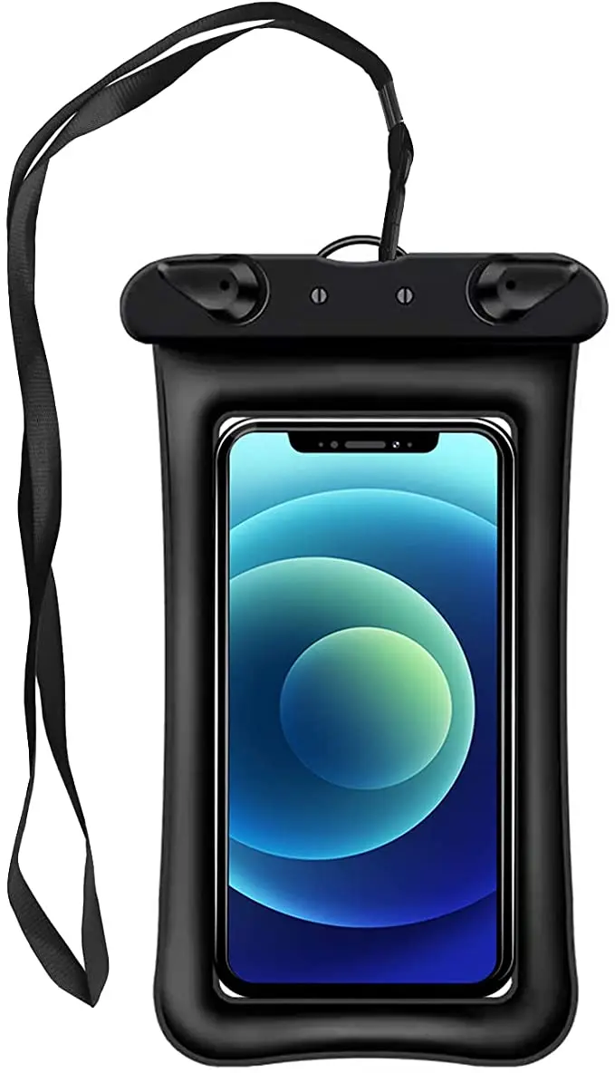 Universal Waterproof Phone Pouch Floating Dry Bag Case with Lanyard Compatible for iPhone Galaxy series and More up to 7 inch