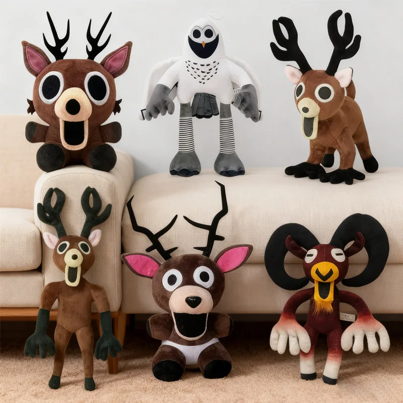 2025 quente 99 noites na floresta veados brinquedos de pelúcia filme animais de pelúcia veados brinquedo fãs presentes de aniversário brinquedos para crianças presente de halloween