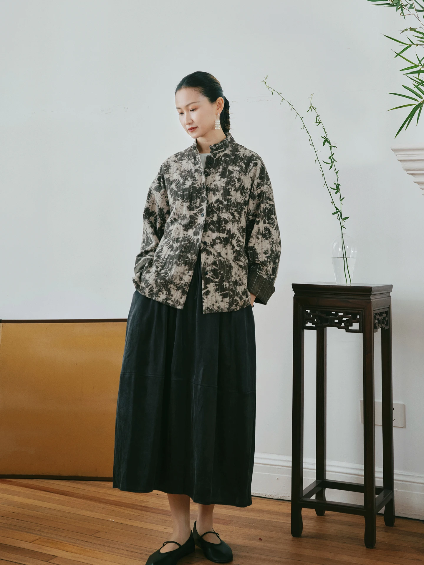 

Новая женская рубашка CSYH в китайском стиле с воротником-стойкой на пуговицах, из дышащей смесовой ткани (лен и хлопок), с длинным рукавом, для осеннего гардероба