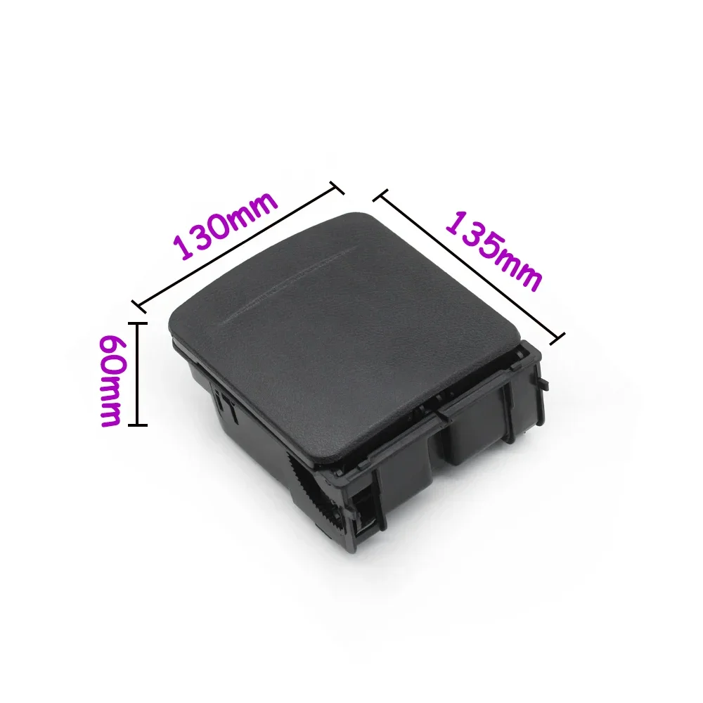 Rear Armrest Central Console Cup Holder Black For VW Jetta Golf GTI MK5 MK6 EOS Rabbit 2006-2011 1K0862532 1K0862532C