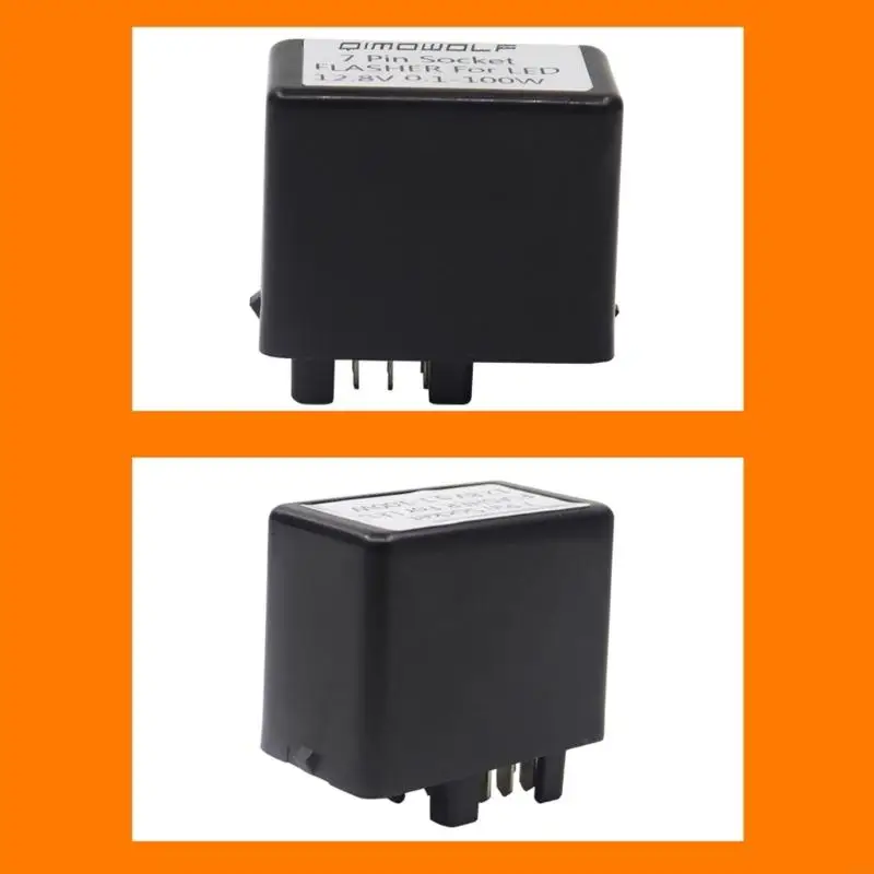 37JE Professional High Load Capacity 7 Pin Relays Fit for DIYer Electronic Projects & Lighting Systems Optimized Flasher Use