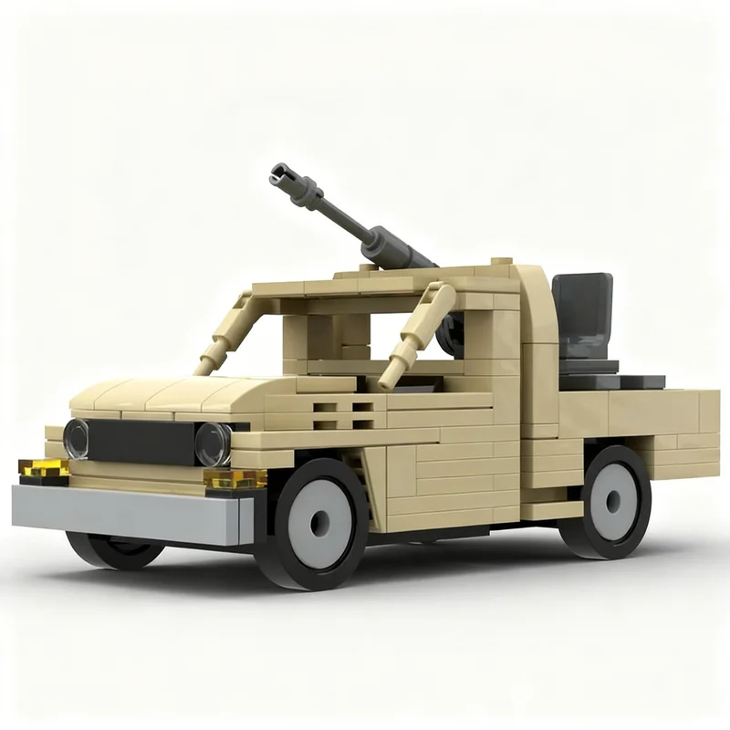 

312pcs MOC City Champions Toyotaes Land Cruiser FJ75 Model Building Blocks Brick Assemble Idea Craft Birthday Display Collection
