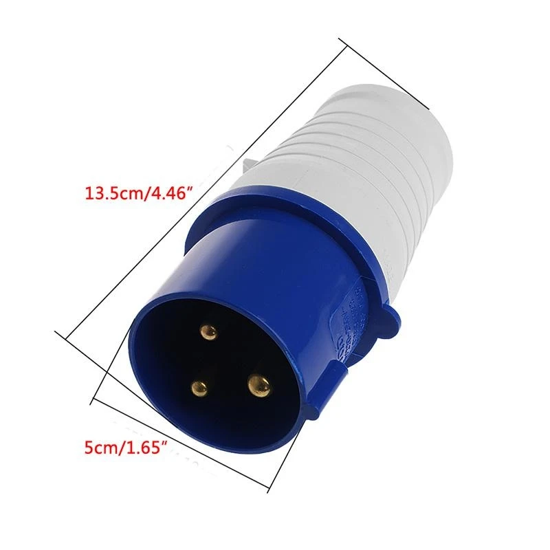  3-Pin Waterproof Industrial Connectors Reliable Power Supply Electrical Connectors