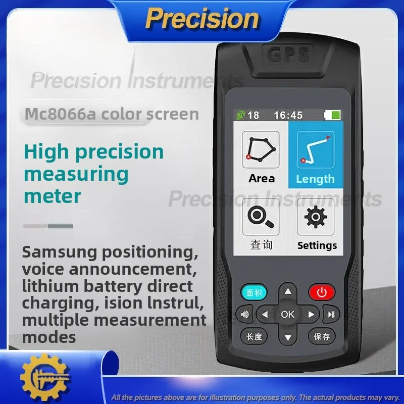 2026 High Precision Dual Satellite GPS Area Measurer for Land Survey Farming Field Measurement Tool