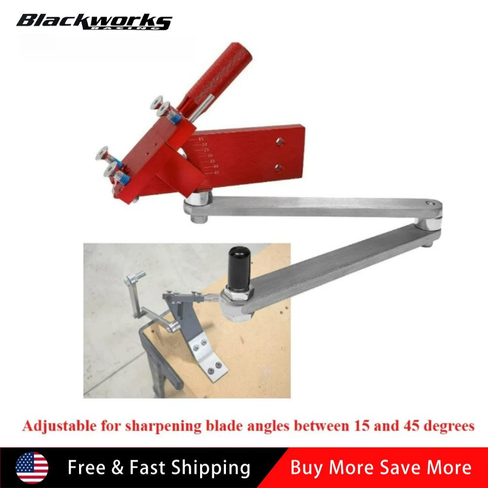 

Точилка, модель 5005, точилка для лезвий газонокосилки, 15 ° -45 ° Регулируемый для прямого алюминия