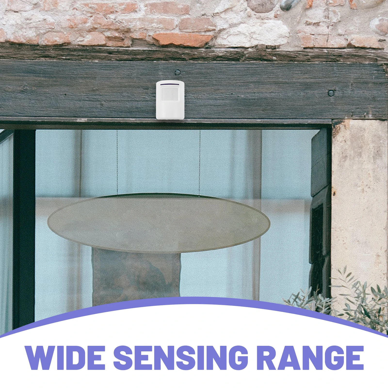 

Wireless Infrared Doorbell Motion Sensor Alarm Entry Chime 38 Songs US Plug 70m Range