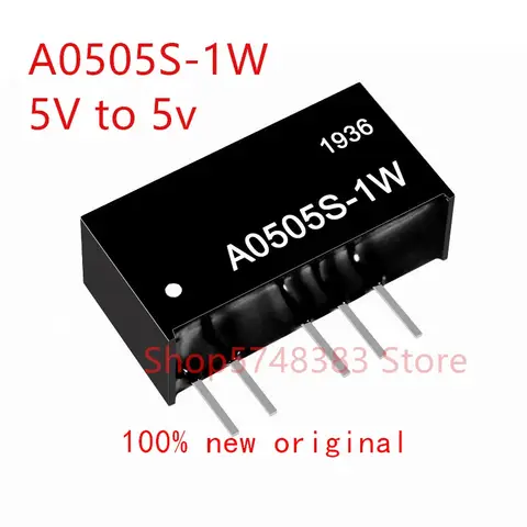 1 개/몫 100% 새 원본 A0505S-1W A0505S 1W A0505 5V ~ 5V 절연 전원 공급 장치