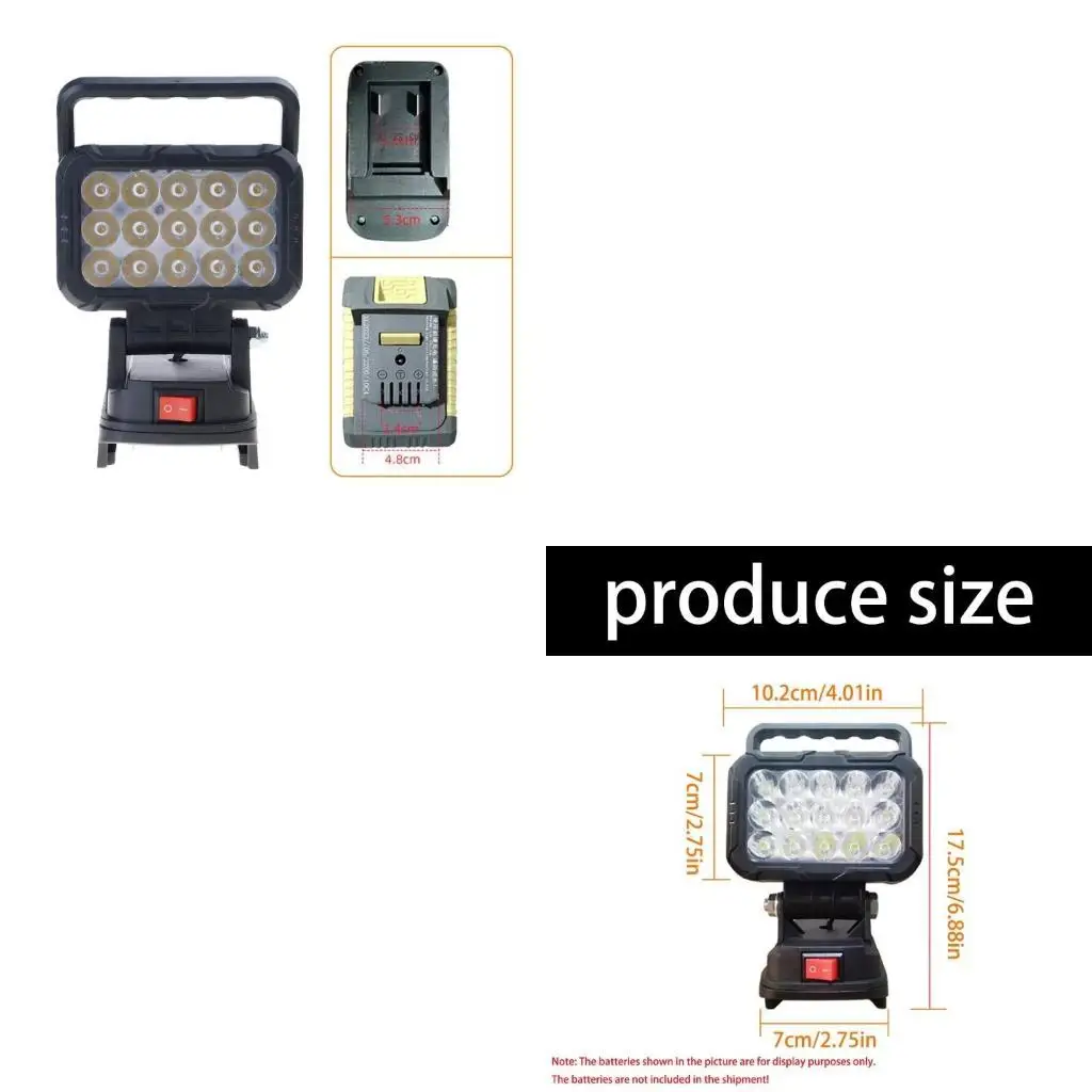 652F Portable 230g LED Hand Lanterns With Input For Job Sites Light