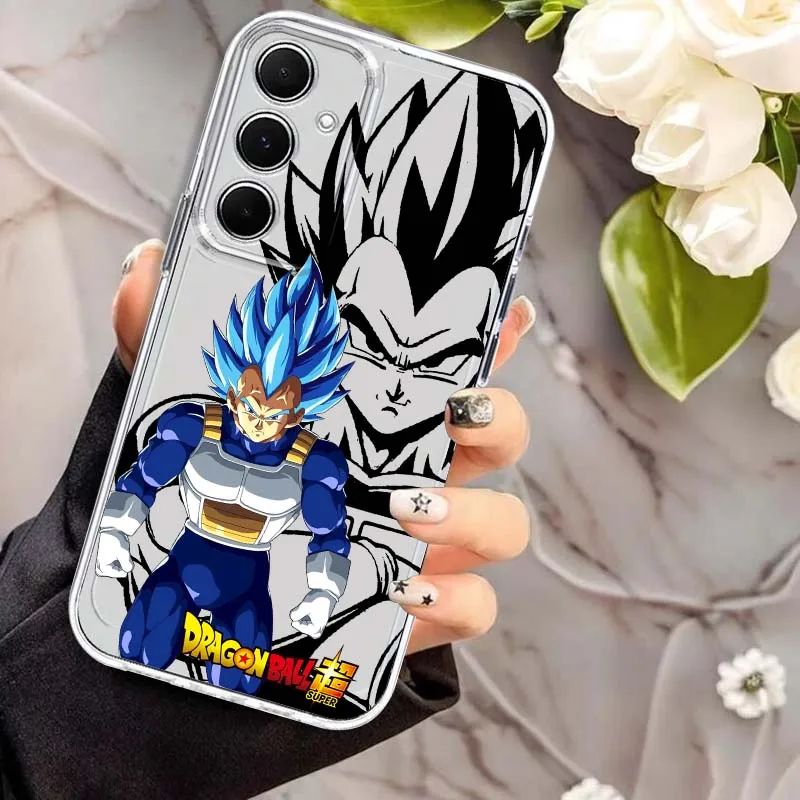 لعبة دراغون بول سون جوكو قضية الهاتف لسامسونج غالاكسي A73 A72 A71 A55 A54 A53 A52 A51 A33 A25 A22 A15 A14 A05 بولي TPU شفافة